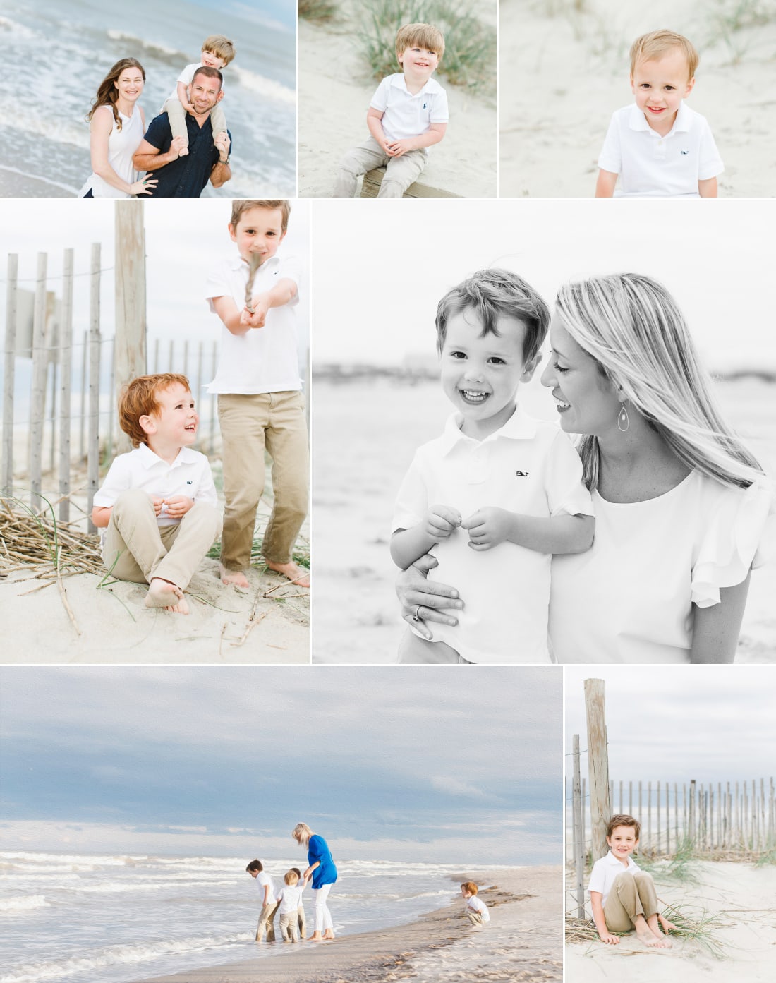 Tybee Family photographers . kids on tybee beach smiling for portrait